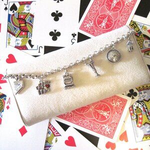 Brighton Silver Viva Las Vegas Charm Bracelet